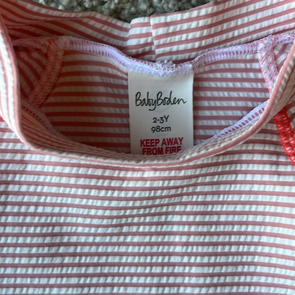 Baby Boden Stripe Swim Shirt - Picture 2 of 4